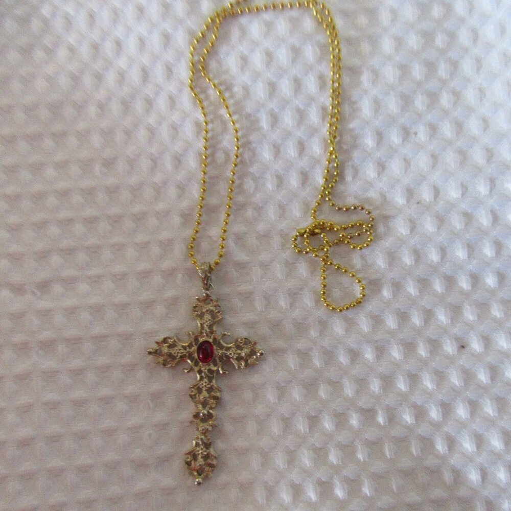 Large Cross Avon Pendant AS IS